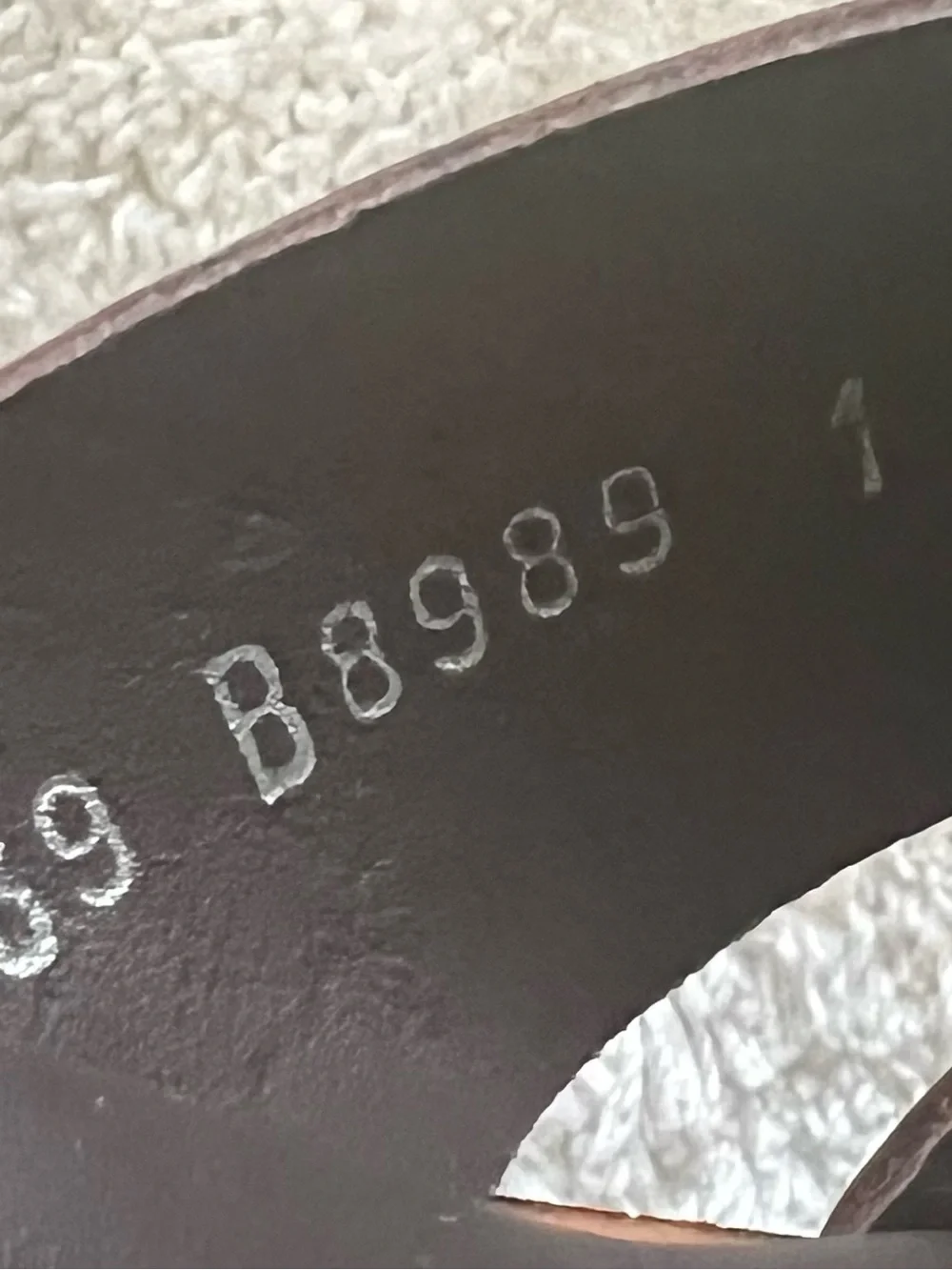 Bacco Bucci Brown Leather Crisscross Slide Mules